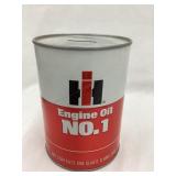 IH Engine Oil No. 1 One Quart Adv. Oil Can