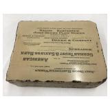 Vintage Adv. Litho Block John Deere Harvesting
