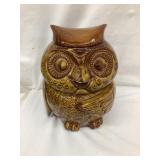 McCoy #204 Ceramic Owl Cookie Jar, 10"T
