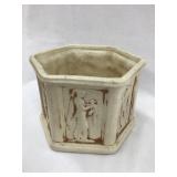 Weller Pottery Hexagonal Jardiniere, Appears All