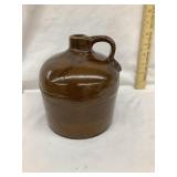 Rock Island Pottery 1/2 Gal. Brown Glazed