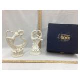 Art Deco Flower Frogs, Gifts From Fort Dodge Iowa