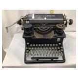 Vintage Woodstock Typewriter w/ Glass Top Keys