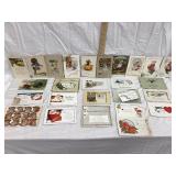(27) Vintage Postcards, etc., Including