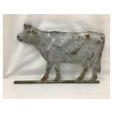 Tin Cow Weathervane, 9 1/4"L, 6 3/4"T