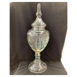 Vintage Cut Glass Apothecary/Back Bar Dispenser