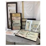 Early Cancelled Checks & Bank Receipts incl. f