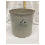 Red Wing 2 Gal. "Elephant Ear" Crock, Black