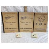 (3) Vintage Home Canning & Label Books, 10"T,