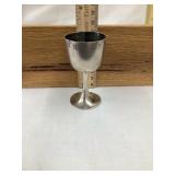 Japanese Sterling Silver Goblet, 3"T, 40 Grams