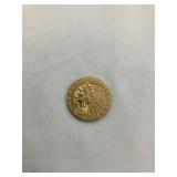 1913 Gold Liberty $5 Indian Head Coin w/ Half