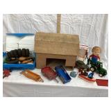 Vintage Toy Collection, Tractor Parts, Incl. ESSO