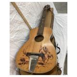 Vintage Gene Autry Round-Up Guitar w/ Case, M