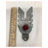 Goodrich Silvertown License Plate Topper w/ Glass