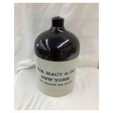 R.H. Macy & Co., New York 1 Gal. Adv. Stoneware