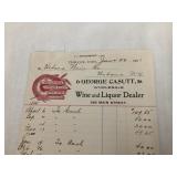 George Casutt, Dubuque Iowa Liquor Dealer