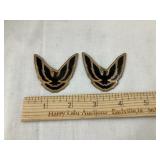 (2) Firebird Emblems, Brass???, 2"T