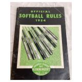 1954 Official Softball Rules/Louisville Slugger