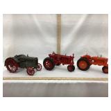(3) Ertl Toy Tractors, 1/16 Scale