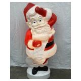 Union Products Santa w/ Blue Eyes Blow Mold,