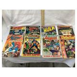 (7) Vintage Superhero Comics & (1) Fighting