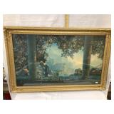 "Daybreak" by Maxfield Parrish Art Deco Framed