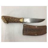 German Bone Handled Hunting Knife, 8 3/4"Total