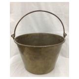 Brass Bucket, 7 1/2"T