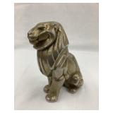 Art Deco Metal Lion Figure, 4"T