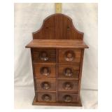 Walnut 8 Drawer Spice Cabinet??? Jewelry
