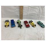 (6) Vintage 1/64 Scale Toy Cars Incl. Revvers