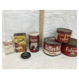 (6) Vintage Kitchen Tins, Incl. (3) Coffee Tins,