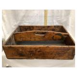 Primitive Wooden Tote Made From Explosives Box,