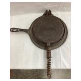 HSB & Co. Rev-O-Noc No. 8 Cast Iron Waffle Maker