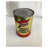 Texaco Aircraft Engine Oil Qt. Can, Unopened