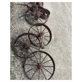(7) Steel Wheels, (1) 30ï¿½Diameter, (2)