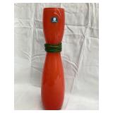 Hand Blown Art Glass Vase Made in Czech Republic,
