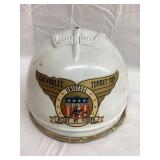 Soap Box Derby Metal Helmet Adv. Chevrolet Turret