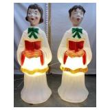 General Foam Plastics Carol Boy & Girl Blow Mol