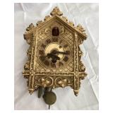 Vintage Lux Clock Mfg. Co. Inc. Key Wind Coo Coo