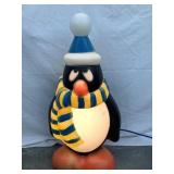 General Foam Plastics Holiday Penguin w/ Blue &