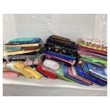 Large Lot of Fabric, Mostly Prints, Various