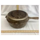 Griswold Cast Iron Double Skillet 1102 Top & 1103