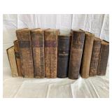(10) Early Bibles/Hymnals, Some Condition Issues,