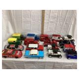 (32) Toy Cars, Trucks, Truck Banks, NASCAR Cars,