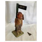 Vintage Black Americana NY ï¿½Dancerï¿½ Toy, Tin &