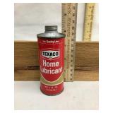 Texaco Home Lubricant Oil Can, Unopened, 4 1/4ï¿½T