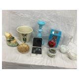 Misc. Glassware, Crystal Perfume Bottle, Fenton