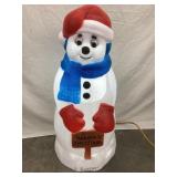 General Foam Plastics Seasons Greetings Snowman