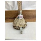 Victorian Lady Pin Cushion, 3 1/2ï¿½T, China Head &